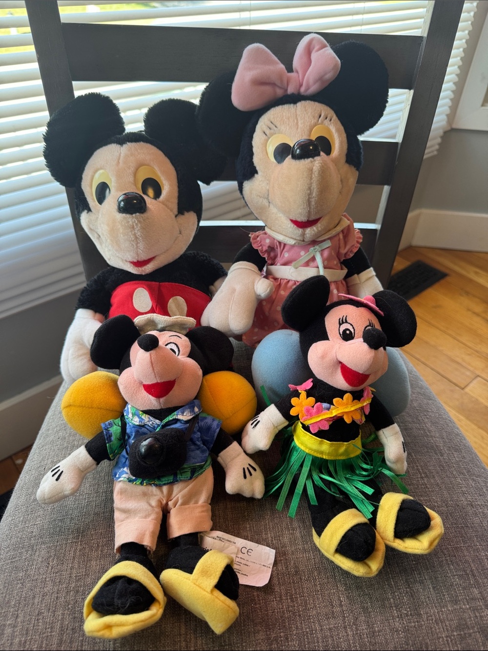 Disney Mickey and Minnie Mouse Vintage Lot Plush